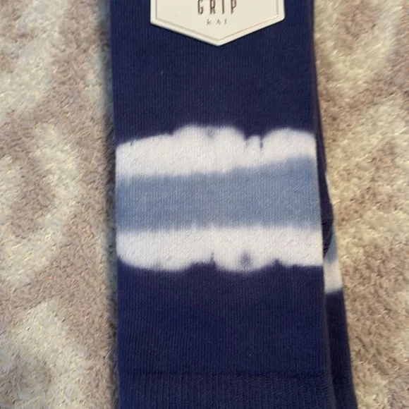 NWT Tavi Grip Kai Barre/Pilates Calf Socks, Size Small, Color: Tie Dye Stripe - Picture 7 of 12